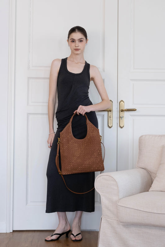 The Artisan Duo Tote - Chestnut