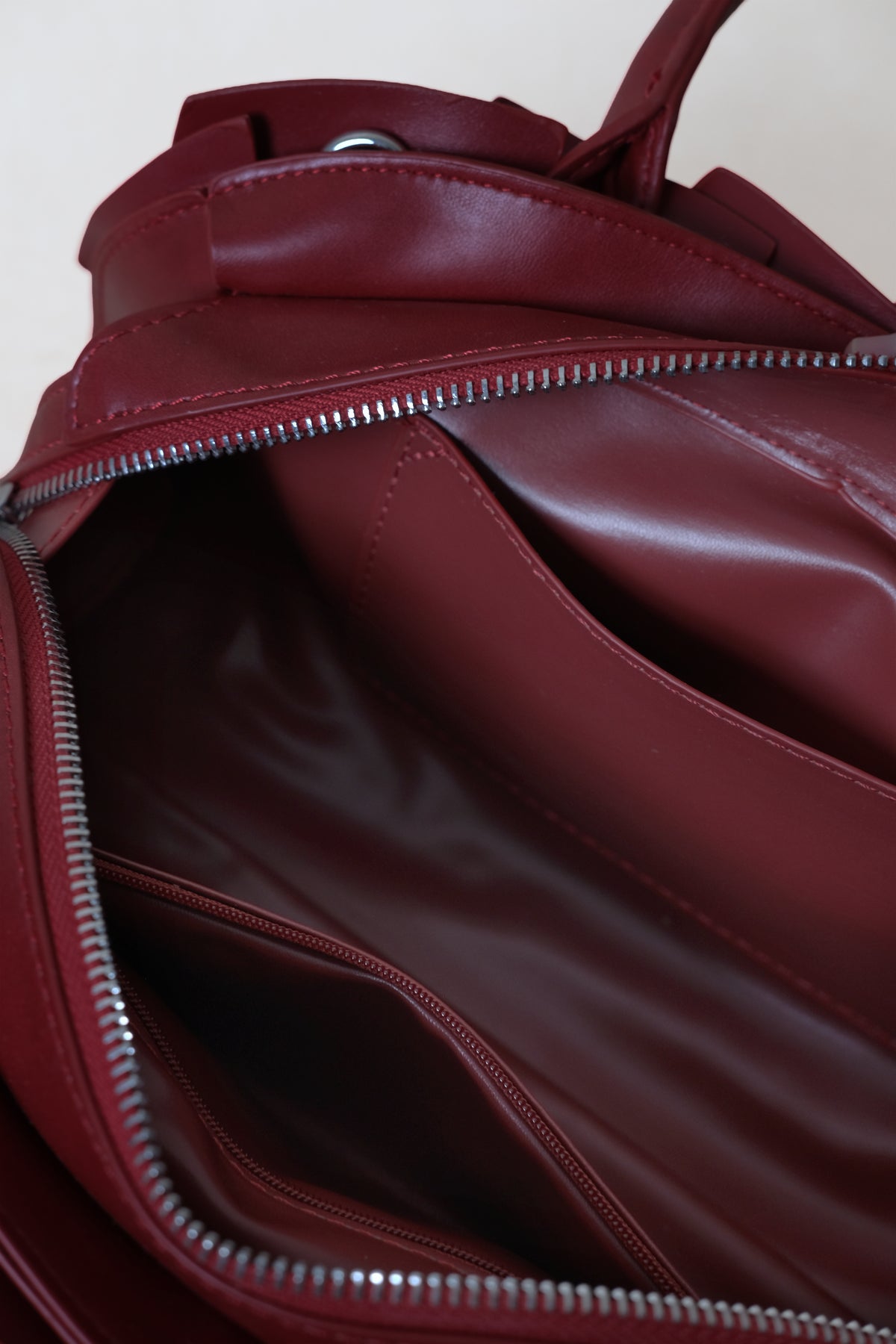 Artisan Lotus Grace Bag - Wine Red
