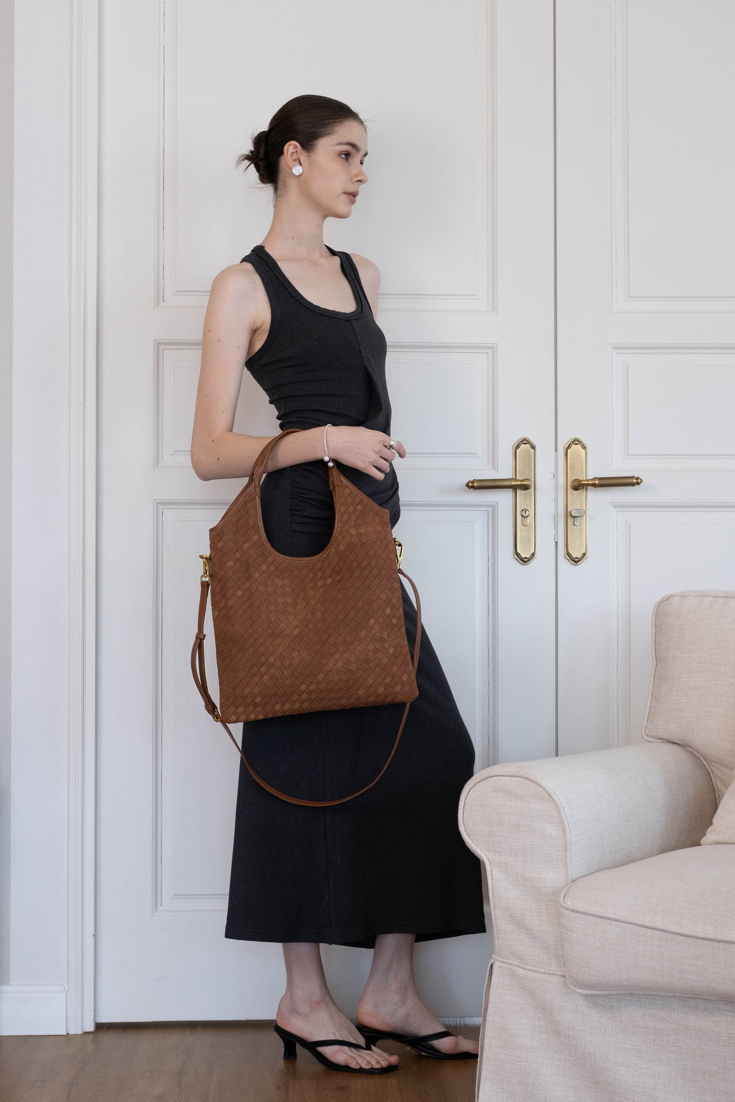 The Artisan Duo Tote - Chestnut