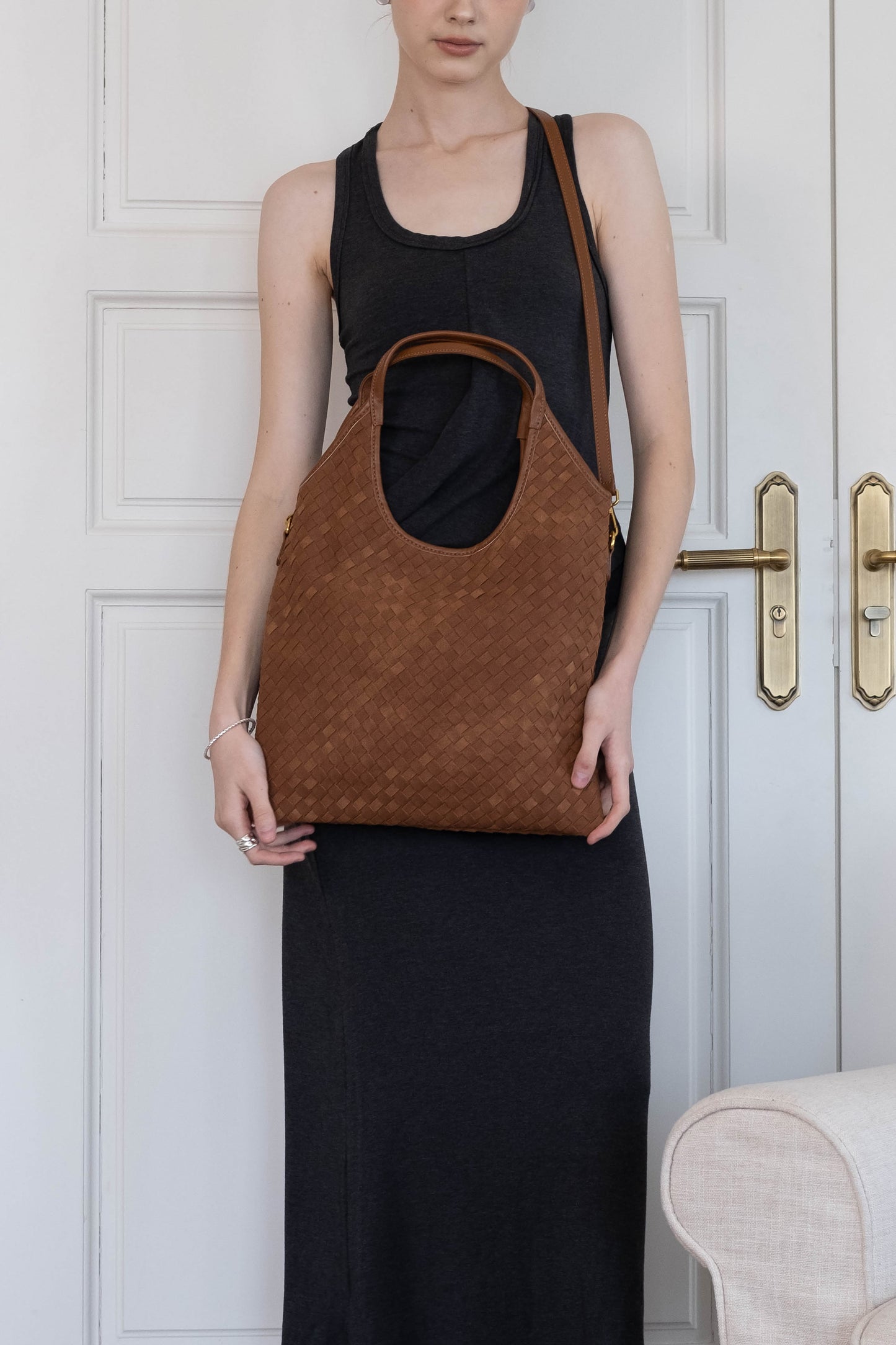 The Artisan Duo Tote - Chestnut