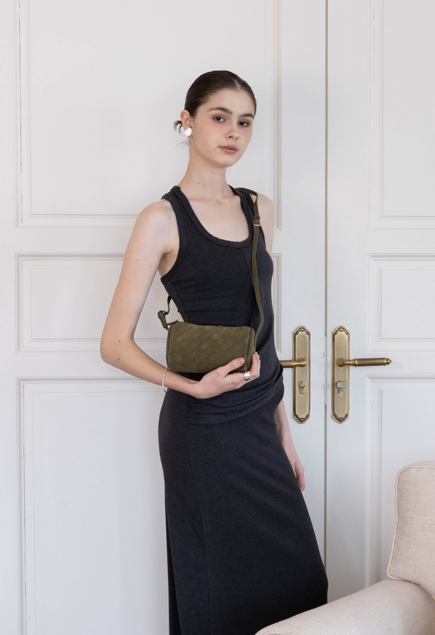 Mini Artisan Bag - Olive Green