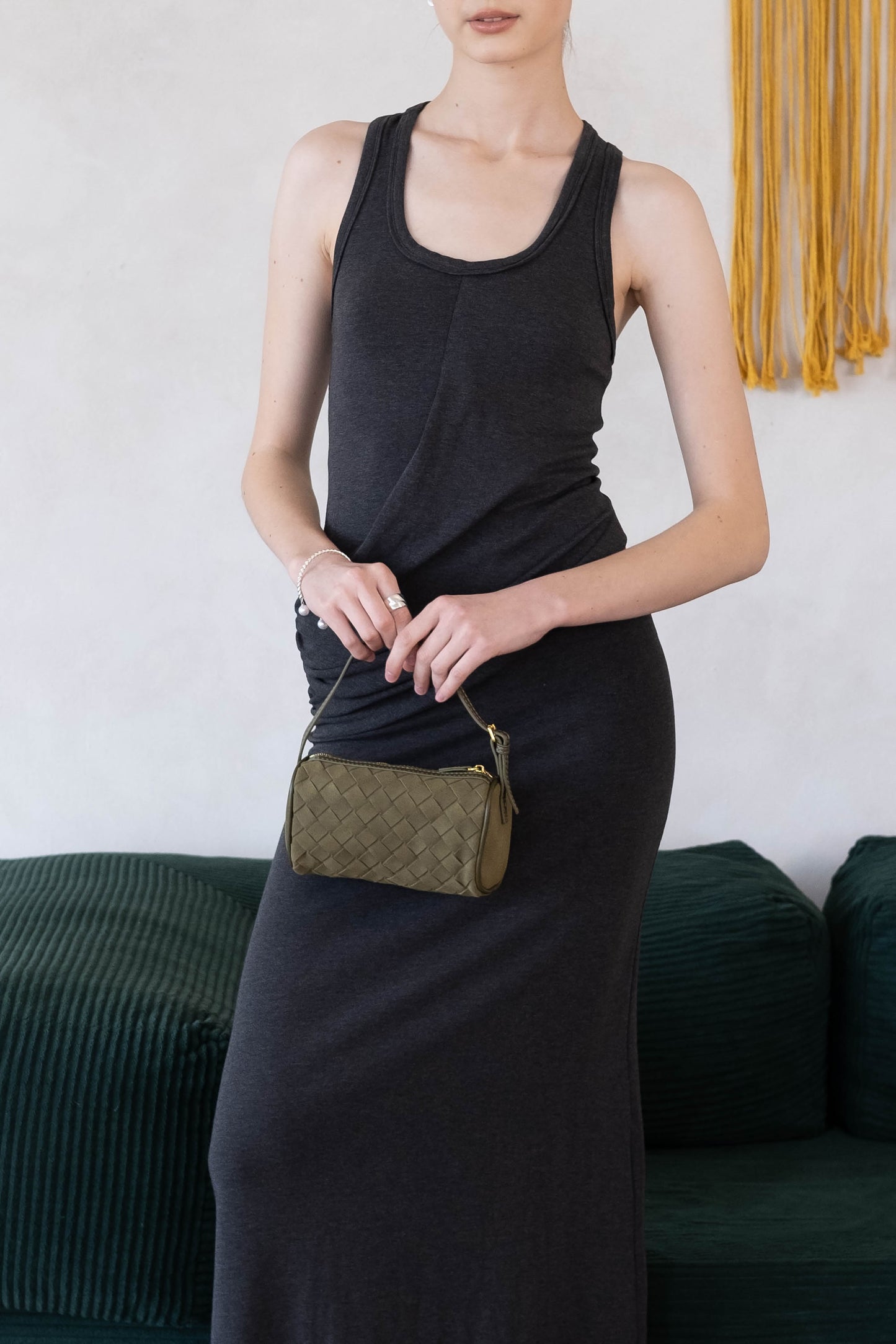 Mini Artisan Bag - Olive Green