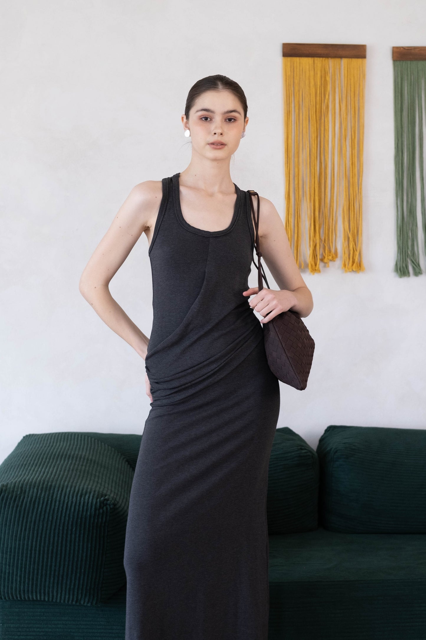 Artisan Cloud Satchel - Dark Chocolate