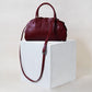 Artisan Lotus Grace Bag - Wine Red