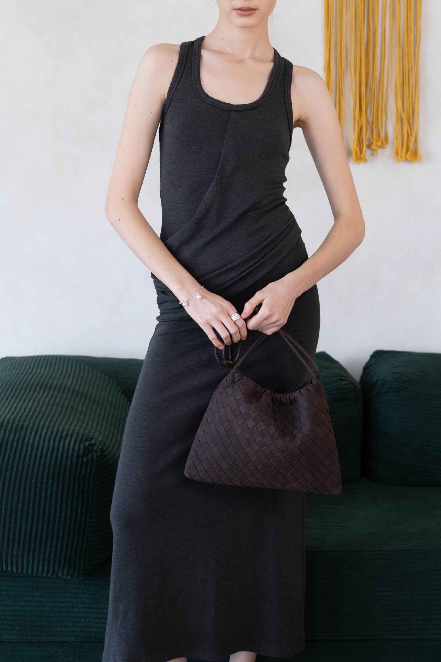 Artisan Cloud Satchel - Dark Chocolate