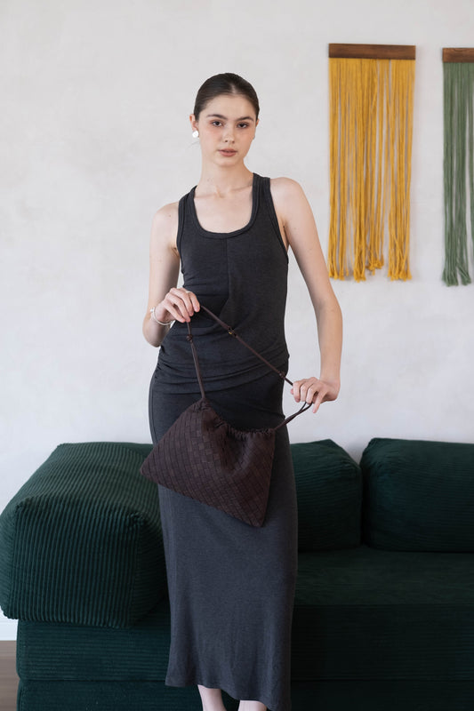 Artisan Cloud Satchel - Dark Chocolate