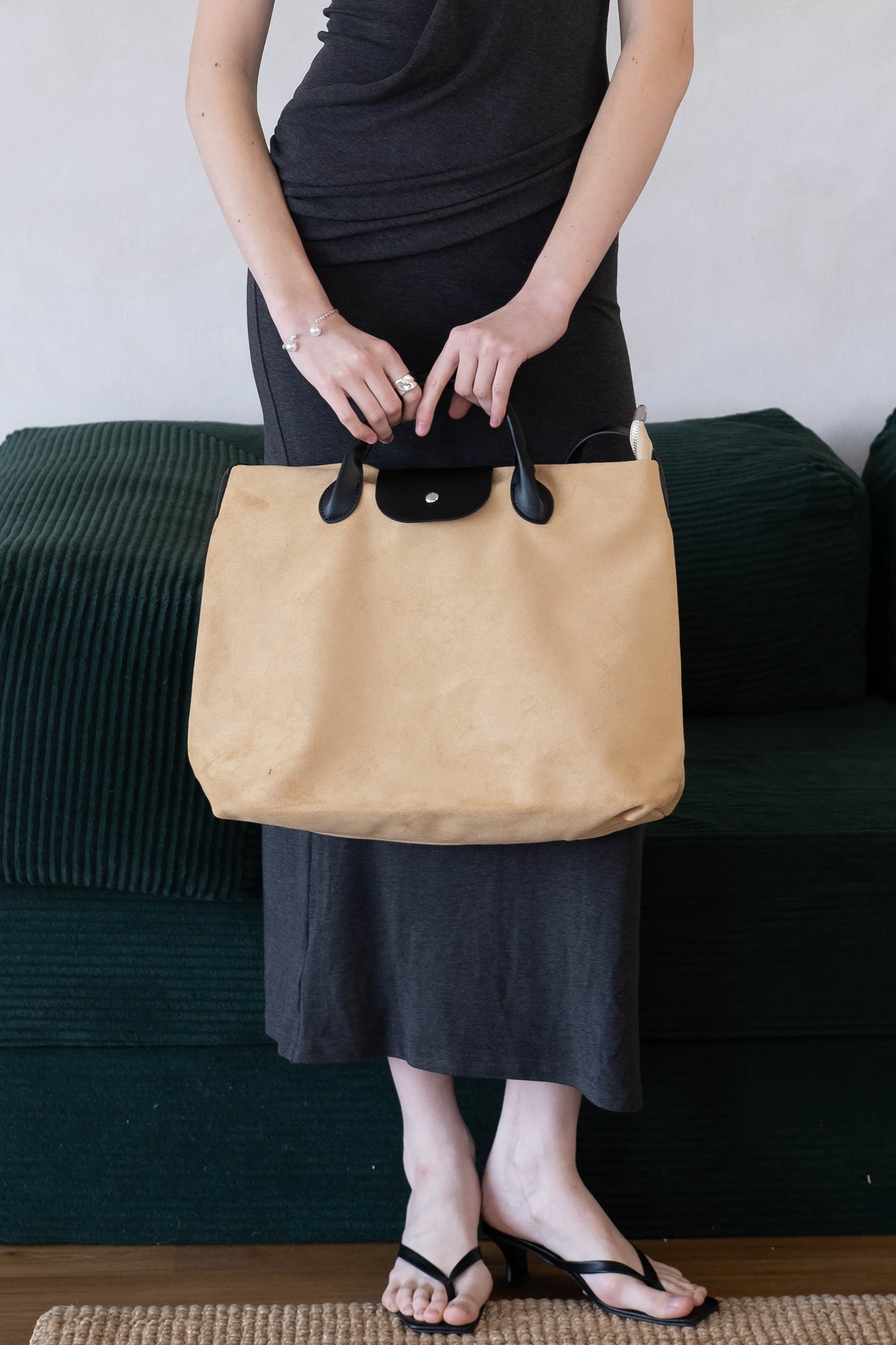 The Large Parisian Bag In Khaki