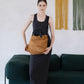 The Large Parisian Bag In Mustard Brown