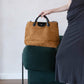 The Large Parisian Bag In Mustard Brown