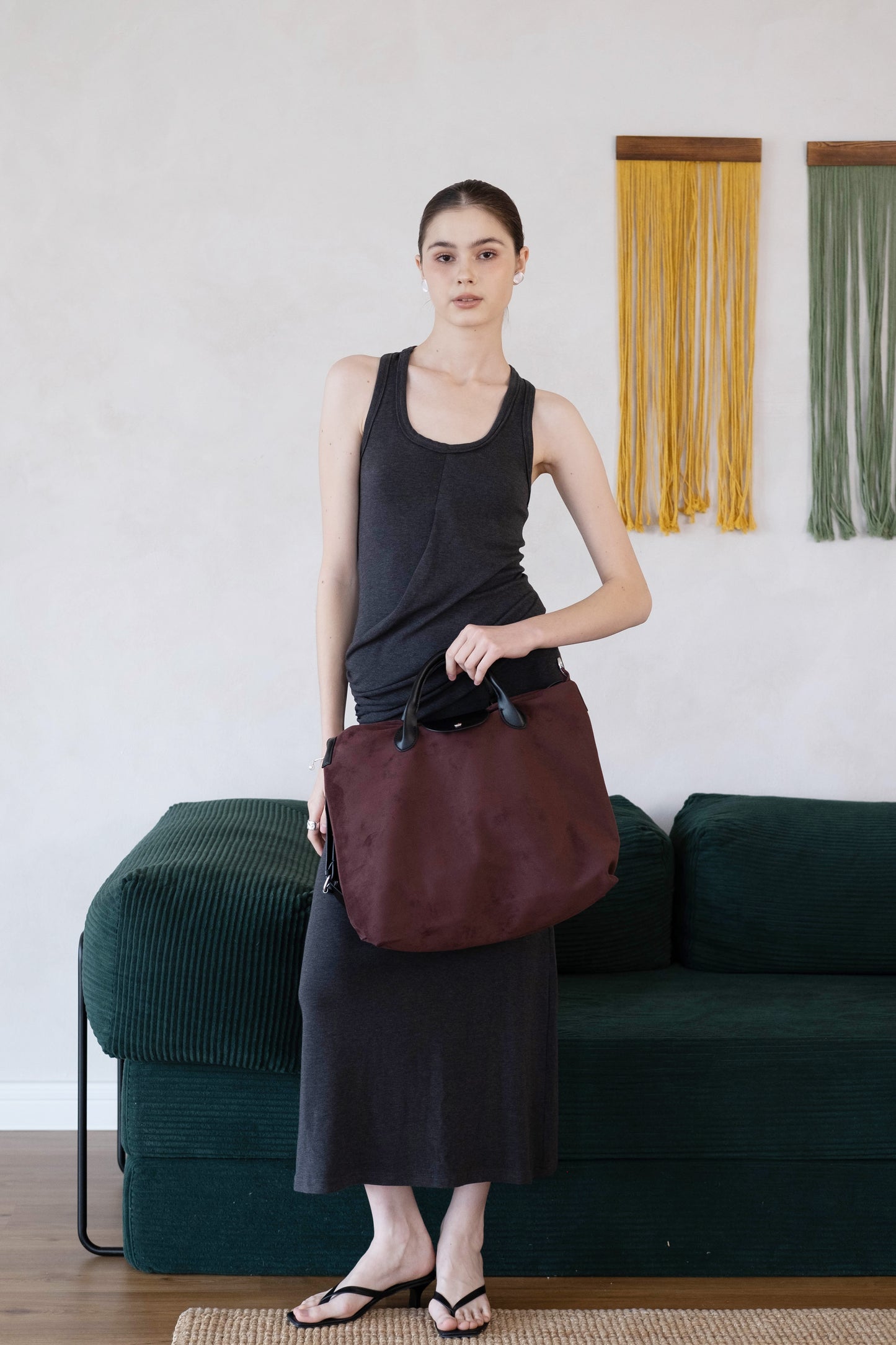 The Large Parisian Bag In Coffee