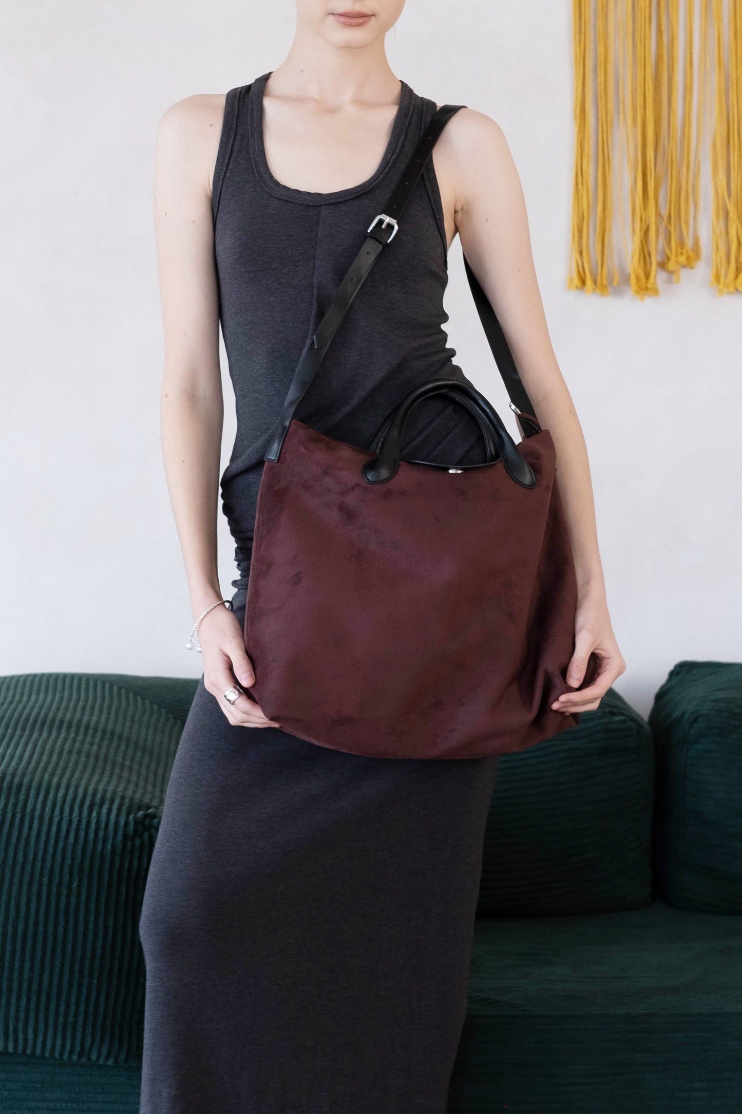 The Large Parisian Bag In Coffee