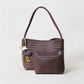 Artisan Heritage Basket Bag - Chestnut (With Charm)