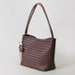 Artisan Heritage Basket Bag - Chestnut (With Charm)