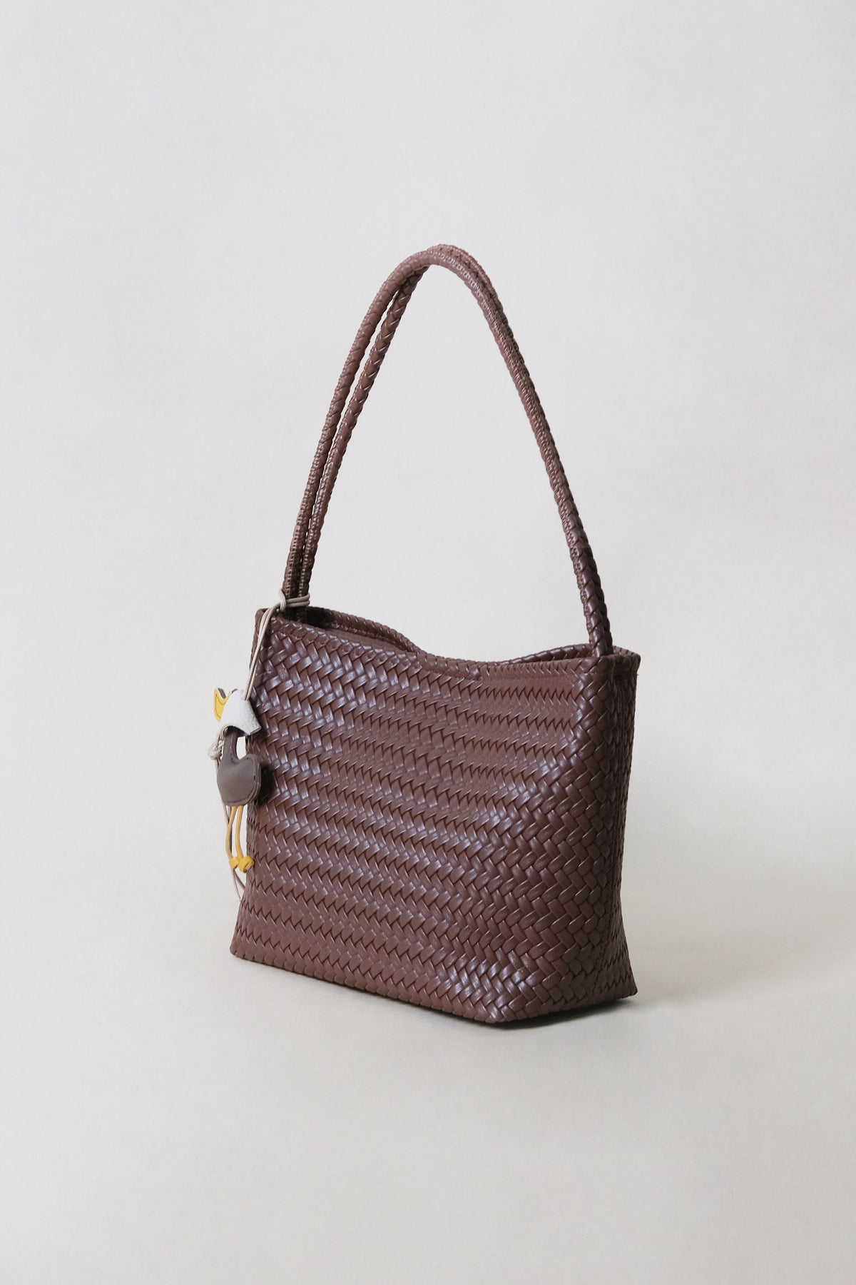 Artisan Heritage Basket Bag - Chestnut (With Charm)