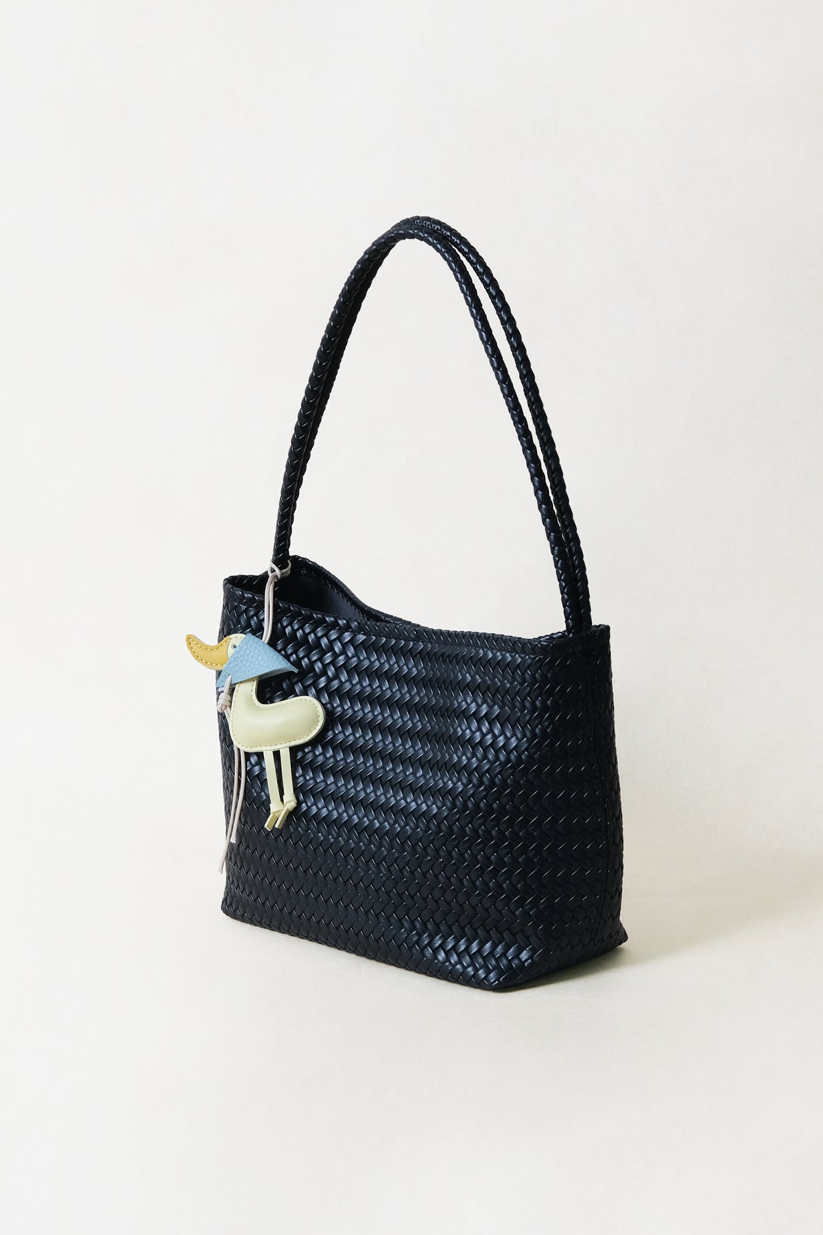 Artisan Heritage Basket Bag - Classic Black (With Charm)