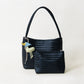 Artisan Heritage Basket Bag - Classic Black (With Charm)