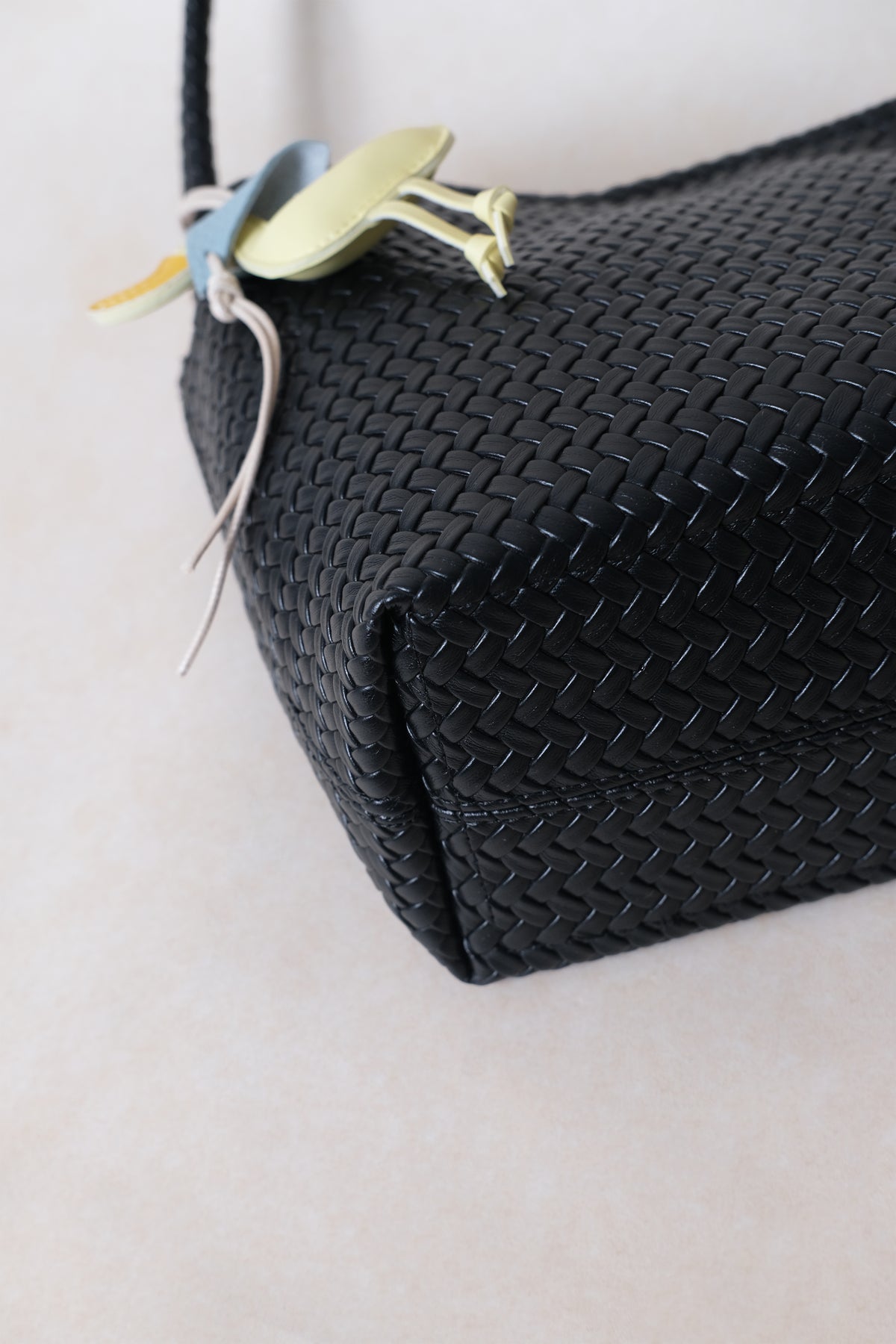Artisan Heritage Basket Bag - Classic Black (With Charm)