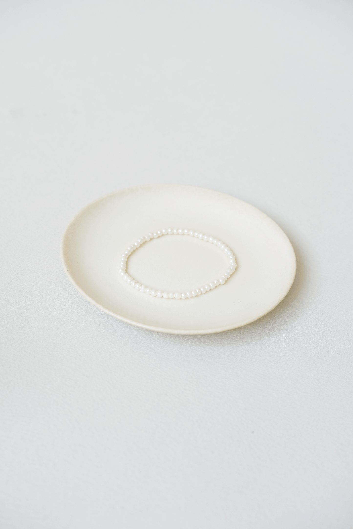 Delicate White Beads