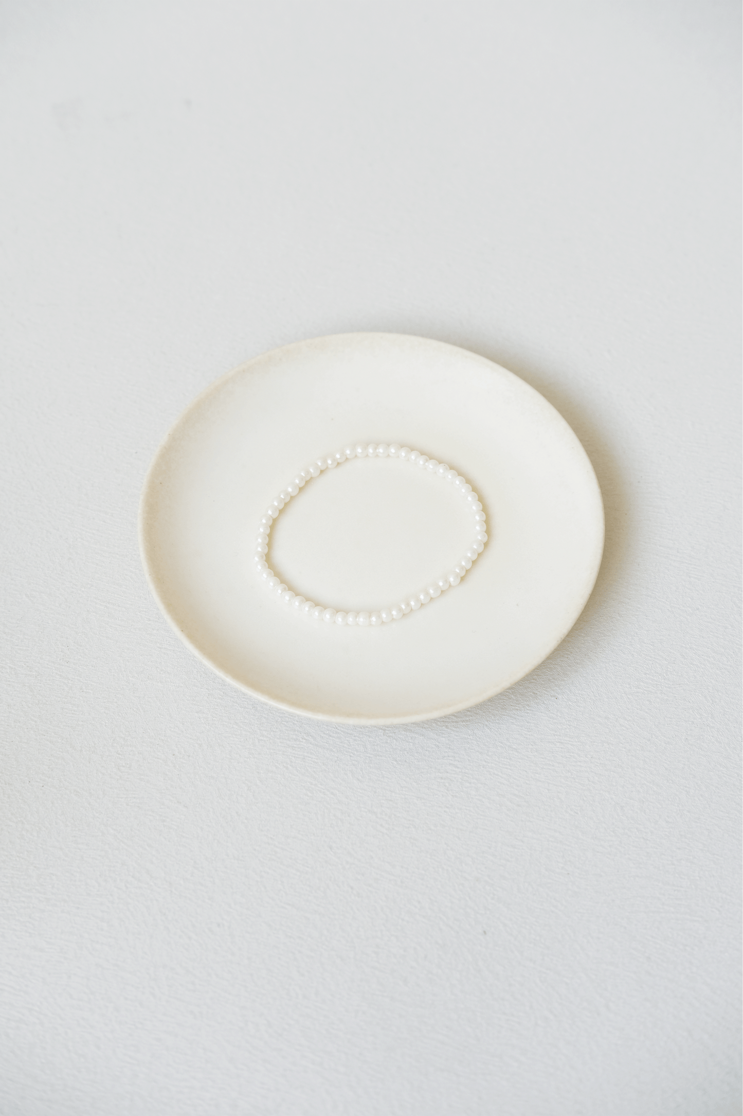 Delicate White Beads