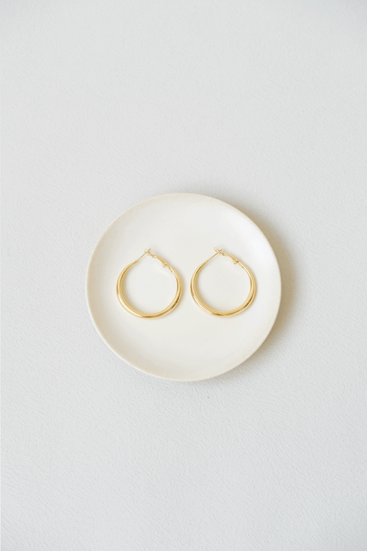 Classic Bold Hoop Earrings