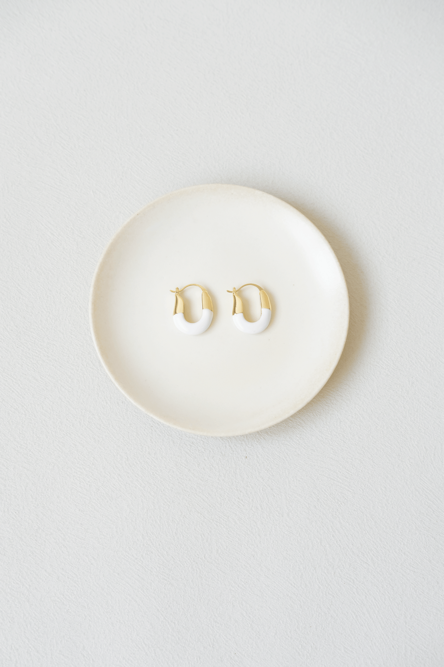 White Gold–Tone Earrings