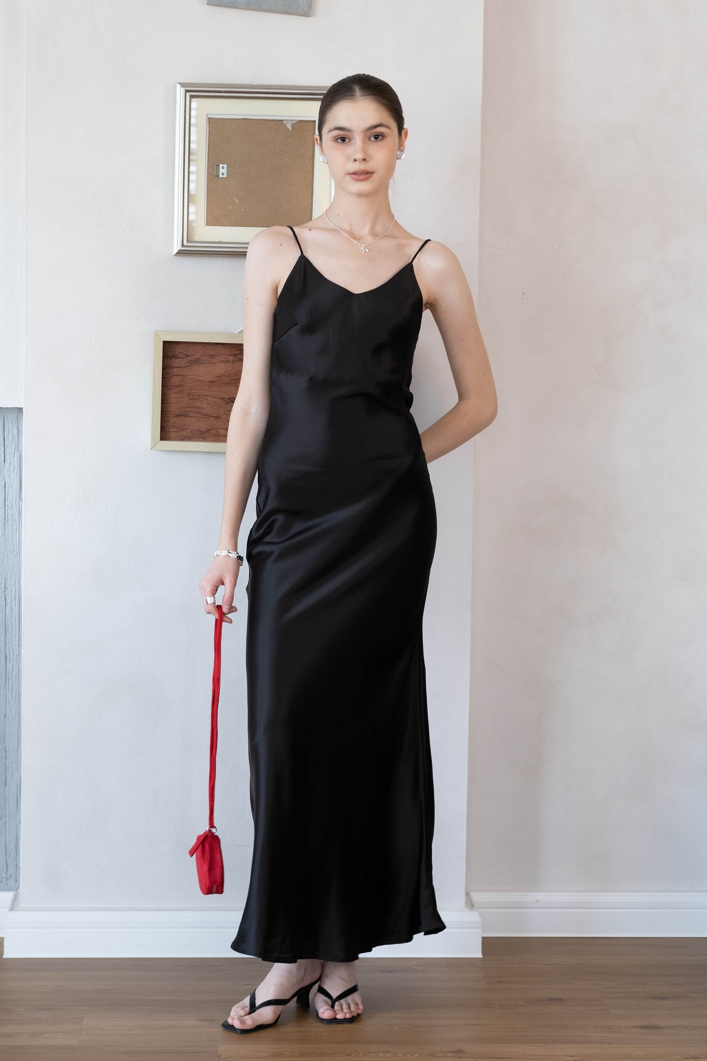 Elegance Long Dress - Black