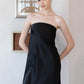 Midnight Satin Muse Gown