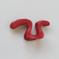 Grande Curve Claw Clip - Red