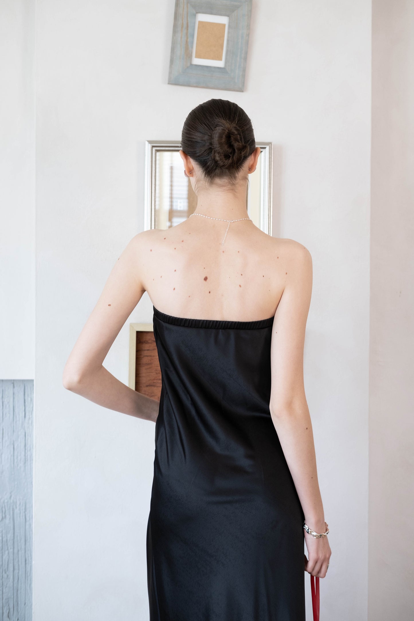 Midnight Satin Muse Gown