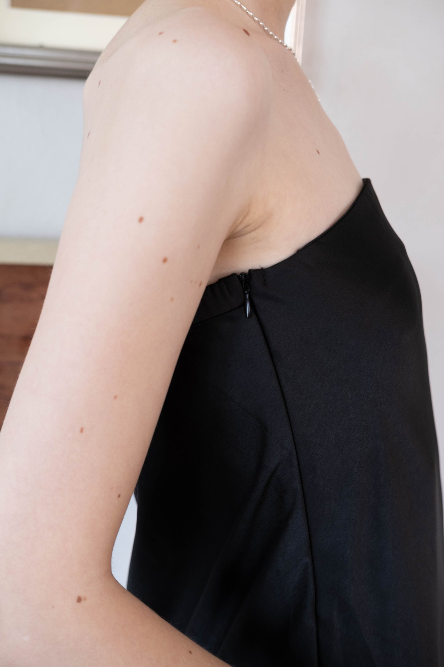 Midnight Satin Muse Gown