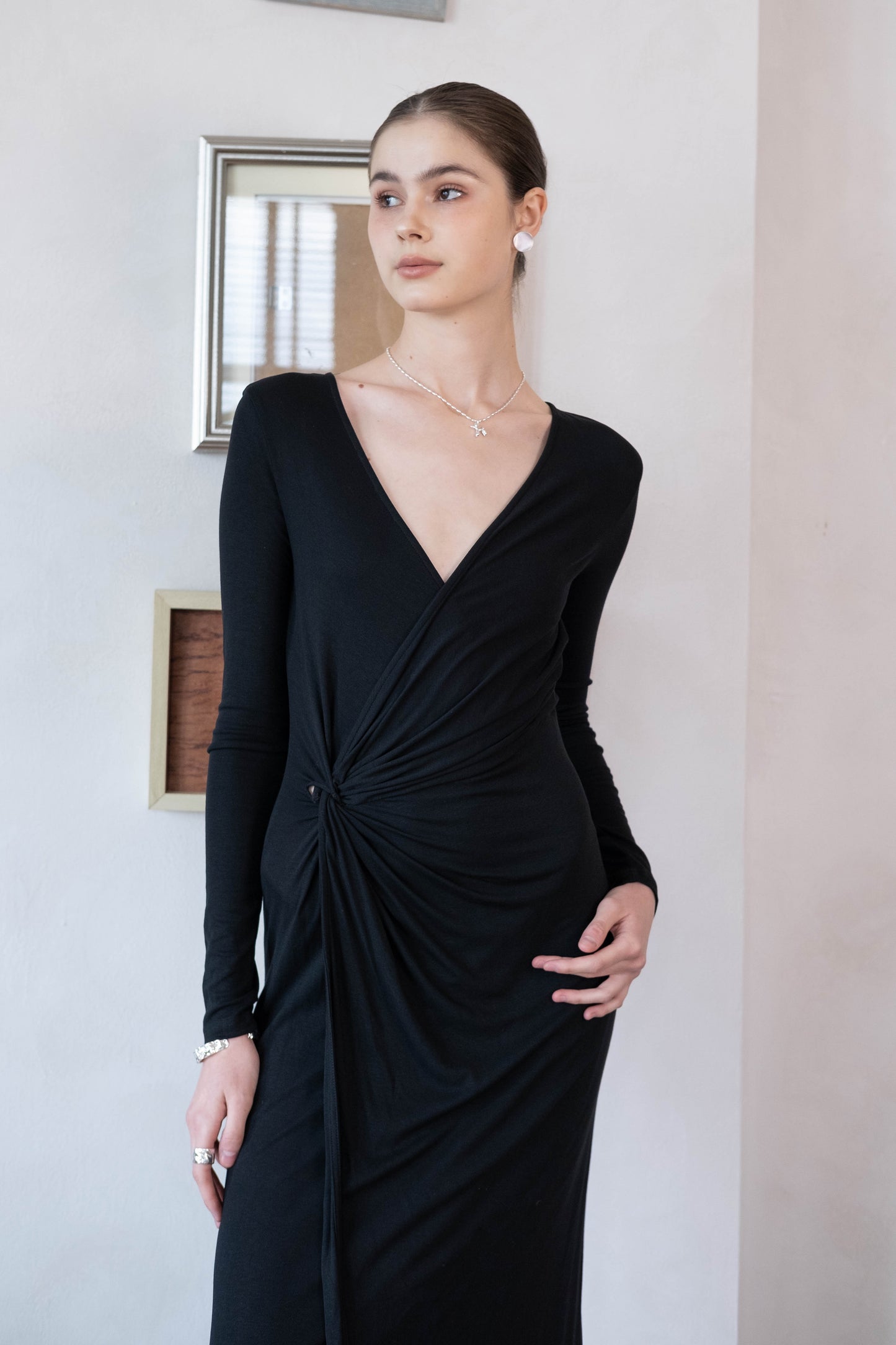 Eternal Grace V-Neck Dress