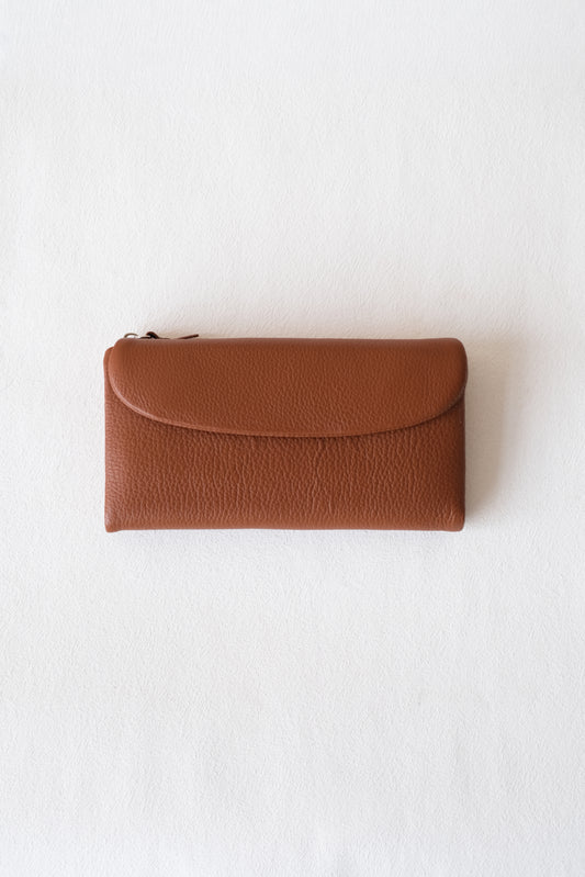 Aurora Classic Long Wallet - Chestnut