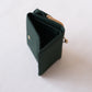 Signature Metal-Clasp Compact Wallet - Green