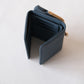 Signature Metal-Clasp Compact Wallet - Blue