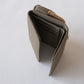 Signature Metal-Clasp Compact Wallet - Khaki