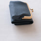 Signature Metal-Clasp Compact Wallet - Blue