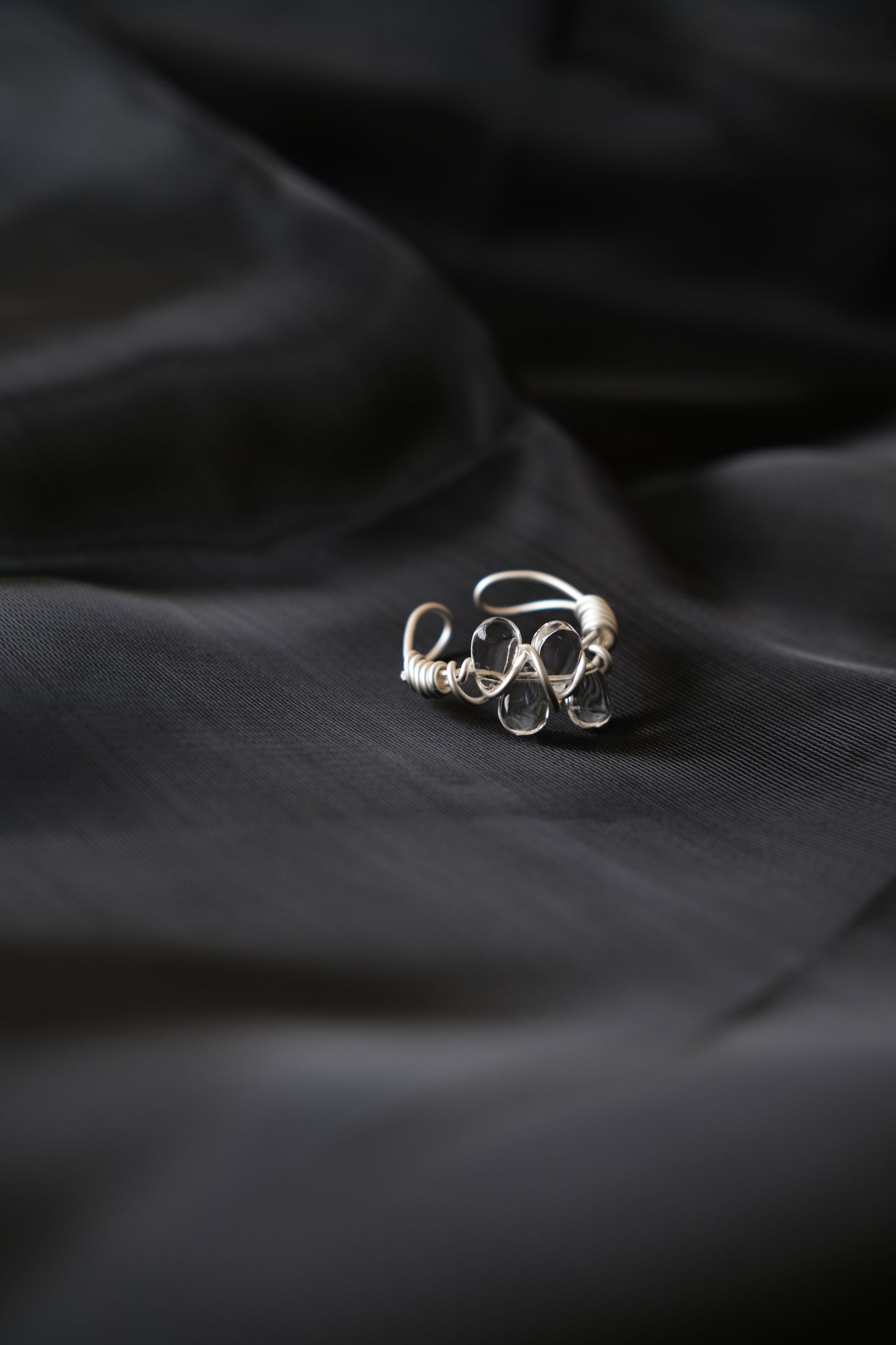 Éclat Crystal Ring - Clear