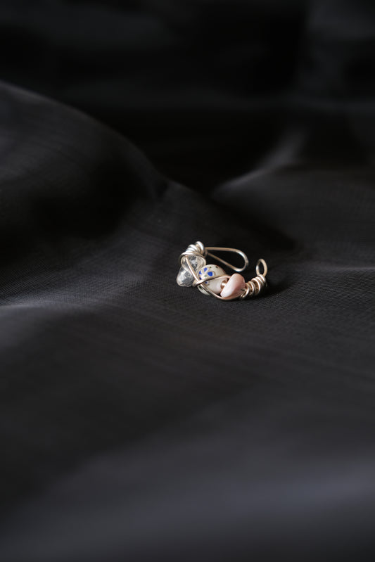 Éclat Crystal Ring - Pink