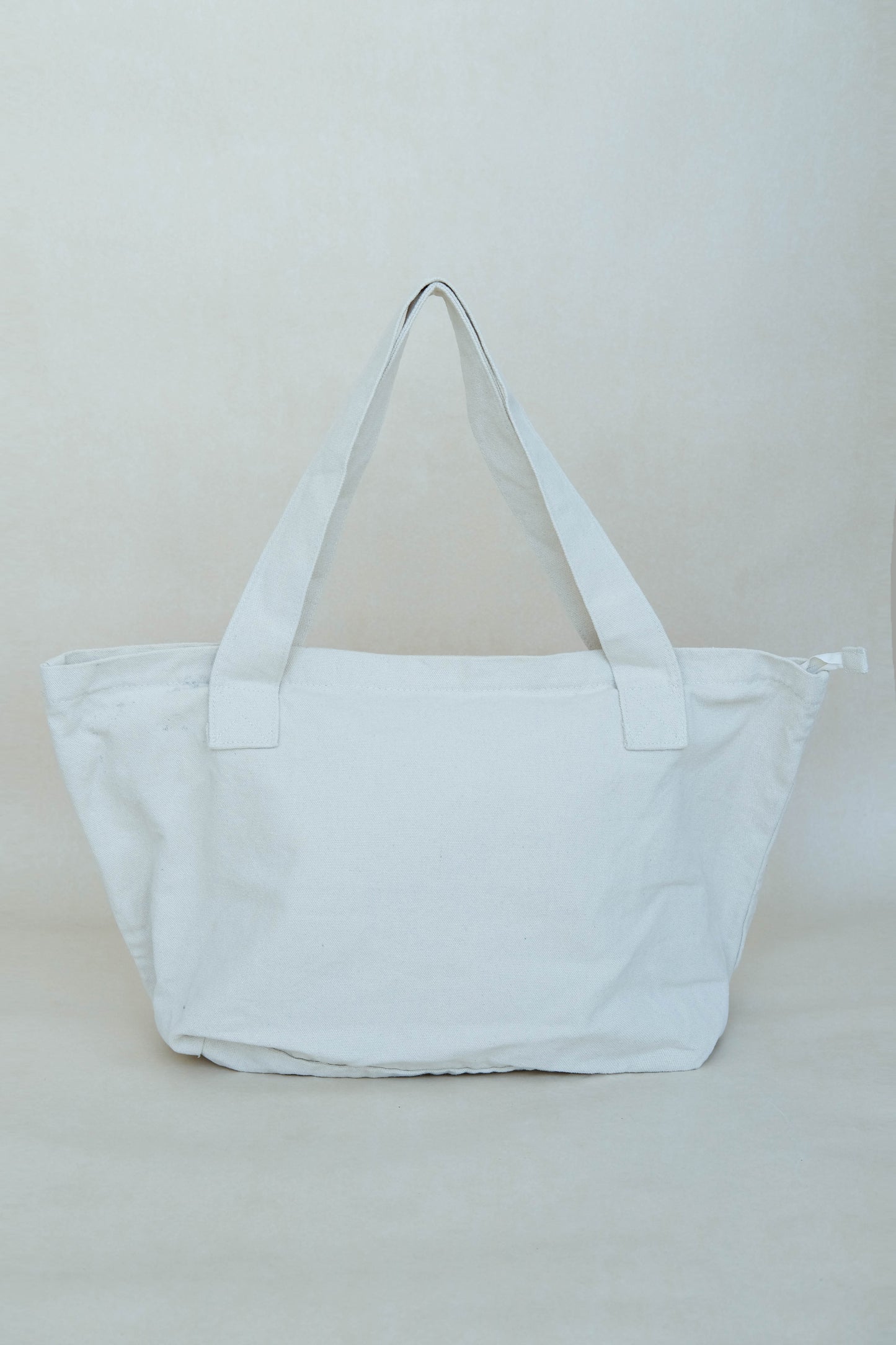 Tote Shoulder Bag in Cream White