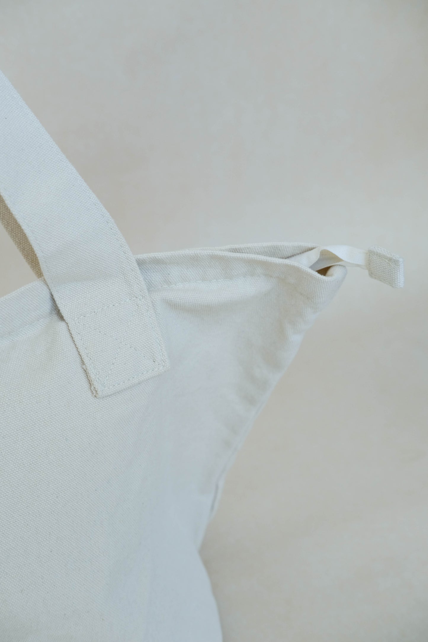 Tote Shoulder Bag in Cream White