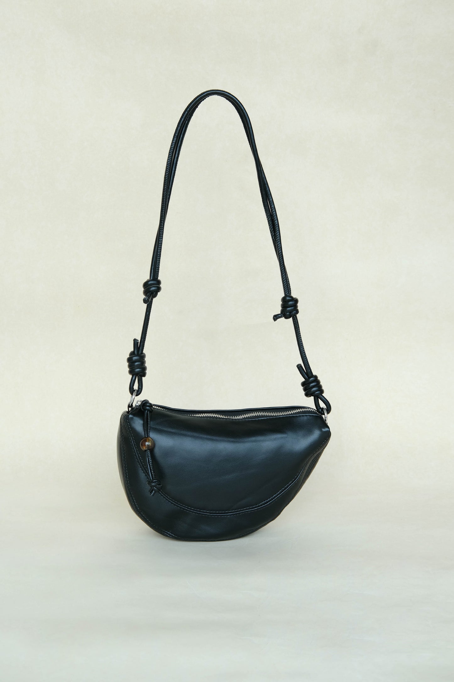 Half-Moon Croissant Bag In Classic Black