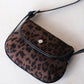 Classic Saddle Underarm Bag - Coffee Leopard