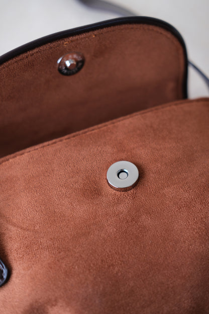 Classic Saddle Underarm Bag - Chestnut