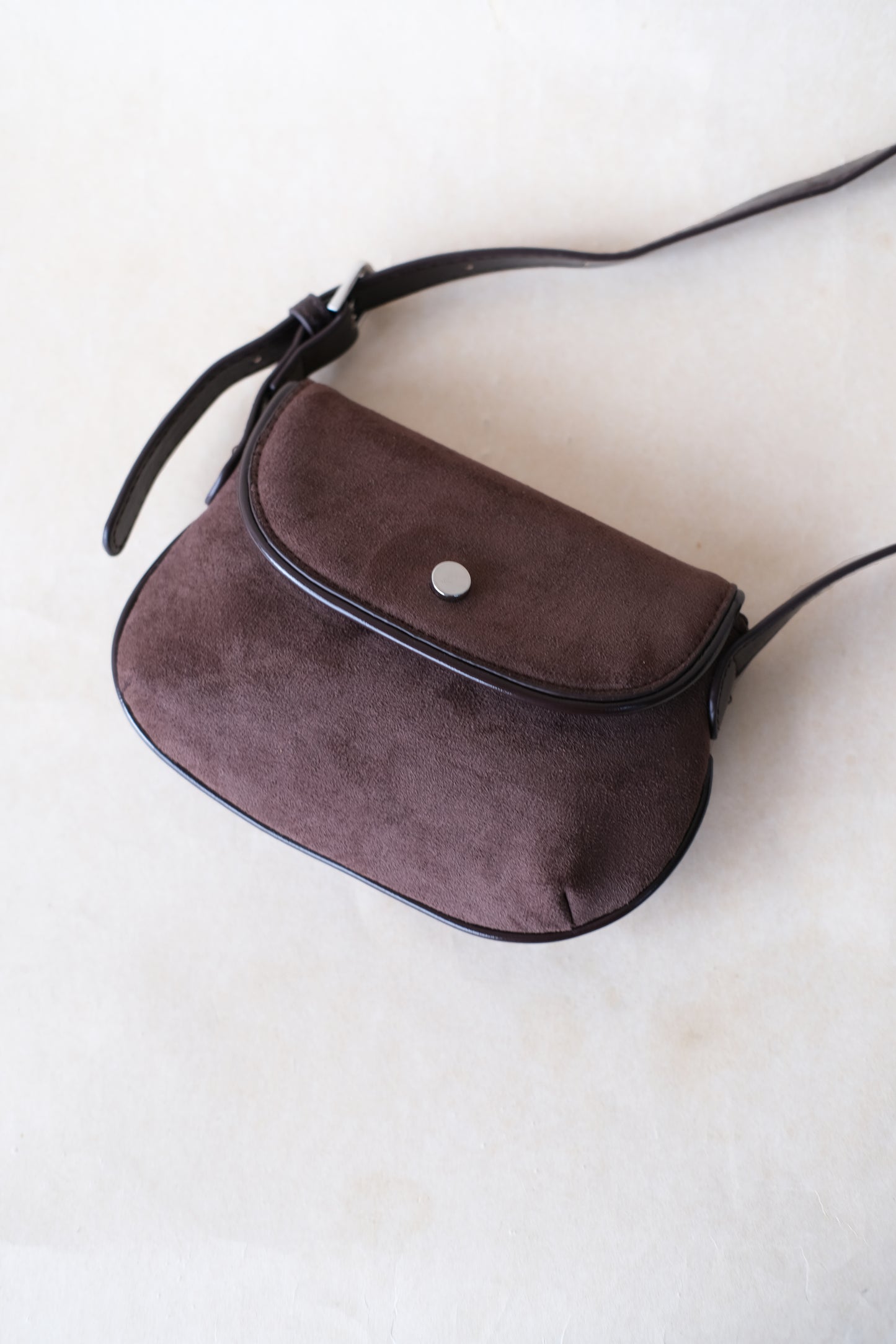 Classic Saddle Underarm Bag - Coffee