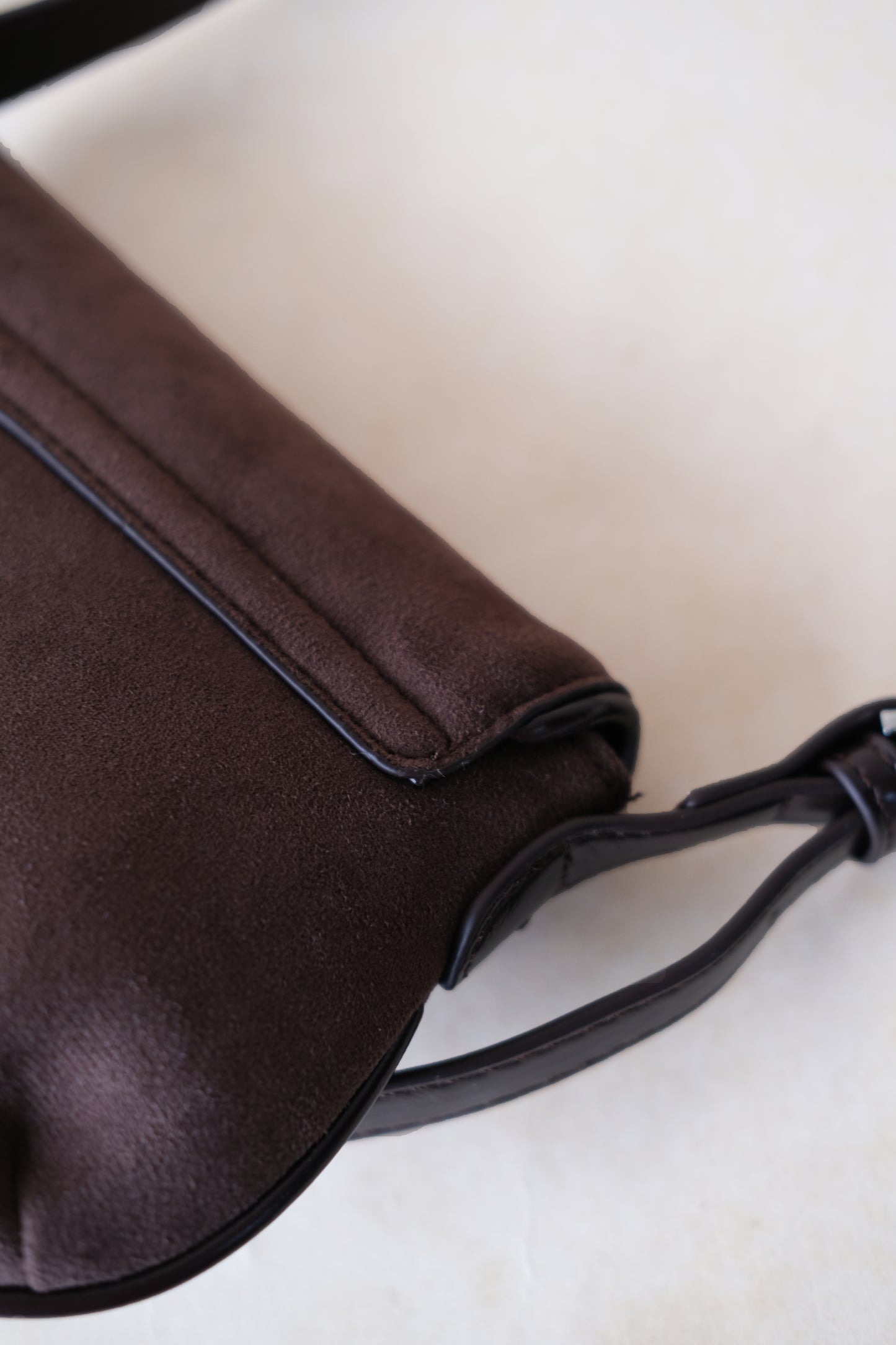 Classic Saddle Underarm Bag - Coffee