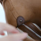 Large-Capacity Lychee Texture Shoulder/Crossbody Set In Chestnut