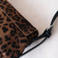 Classic Saddle Underarm Bag - Cocoa Leopard Print