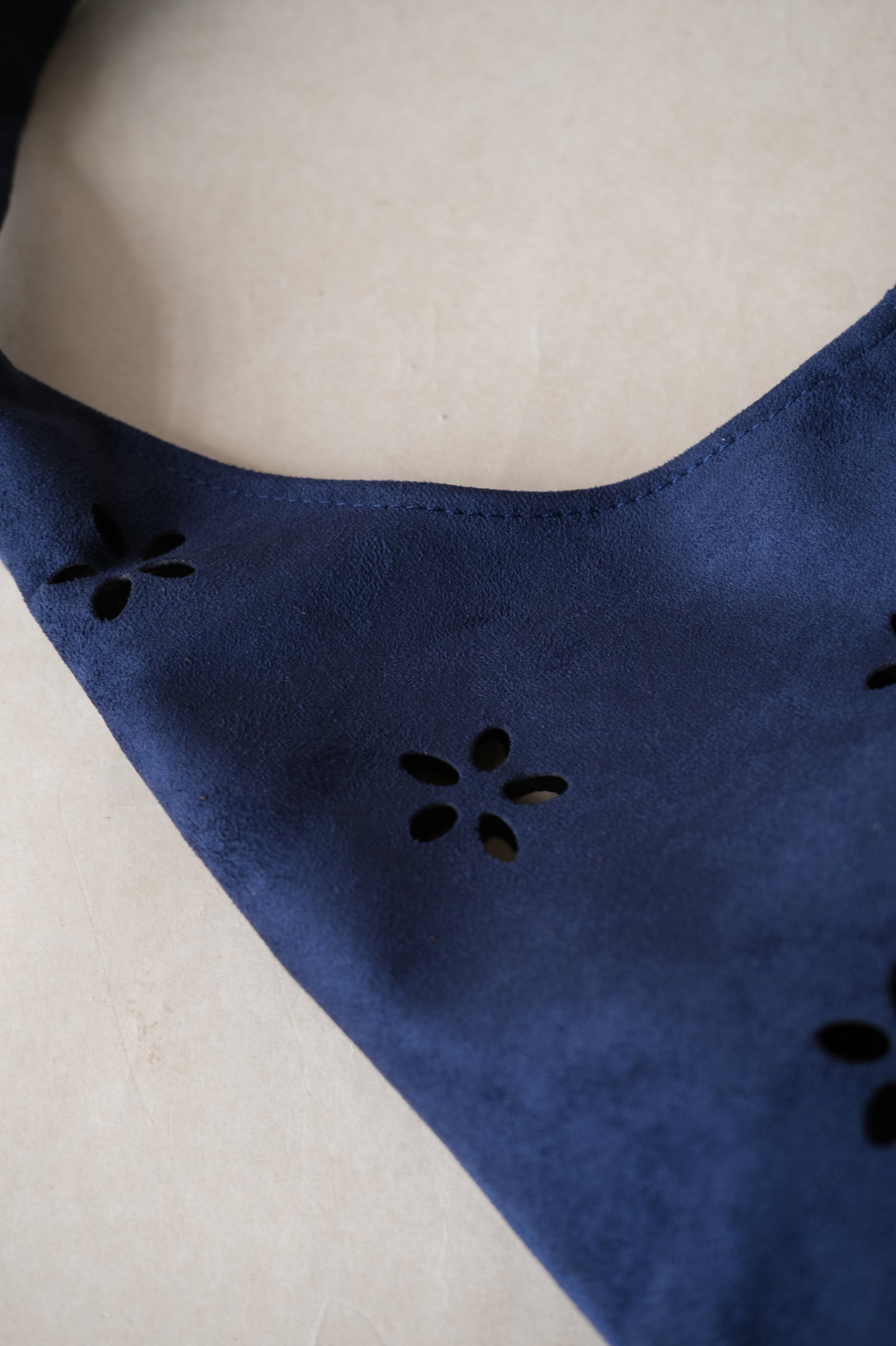 Chic Minimalist Shoulder Tote - Dark Blue