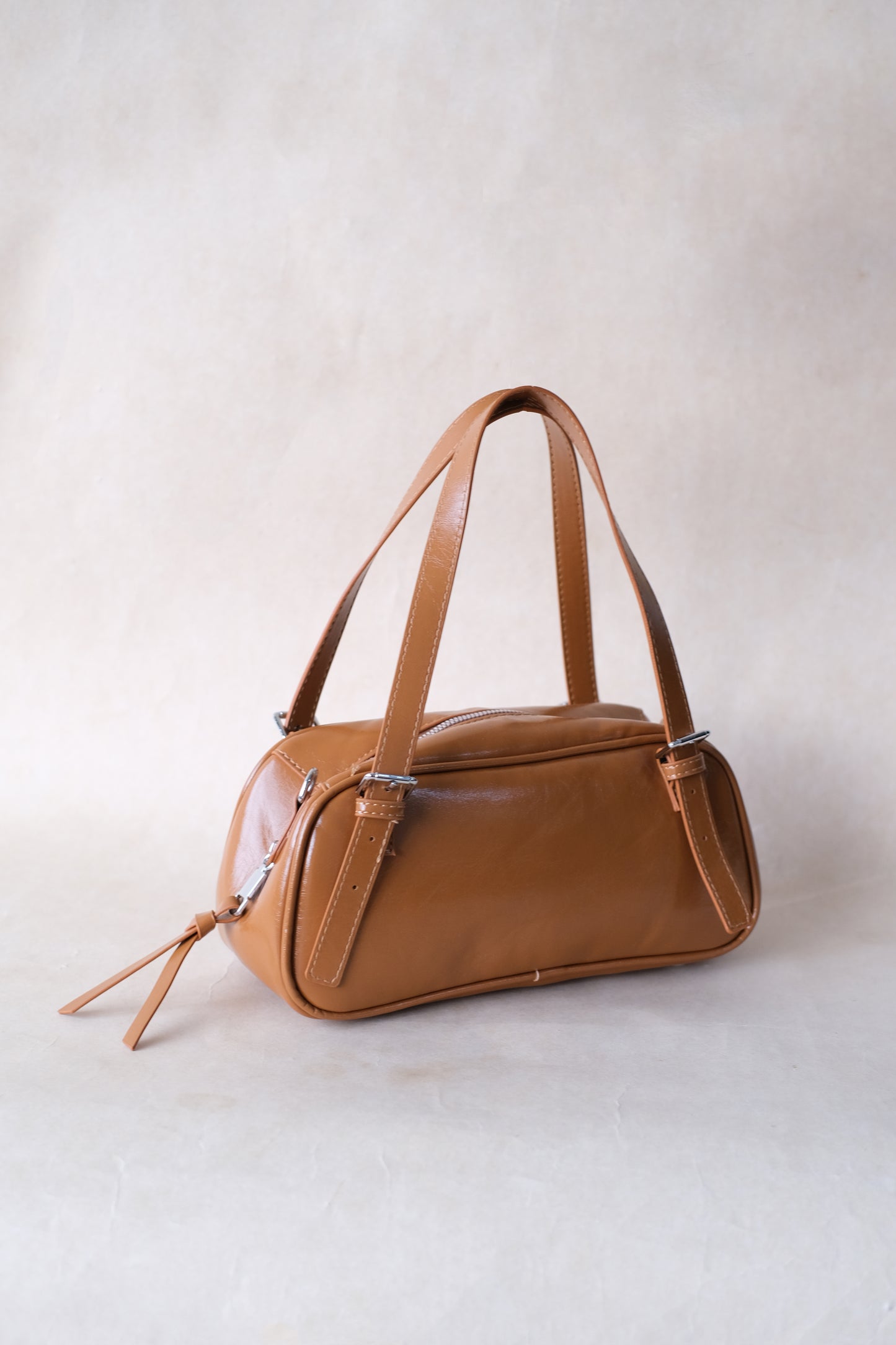 Vintage Baguette Shoulder Bag - Chestnut