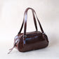 Vintage Baguette Shoulder Bag - Coffee